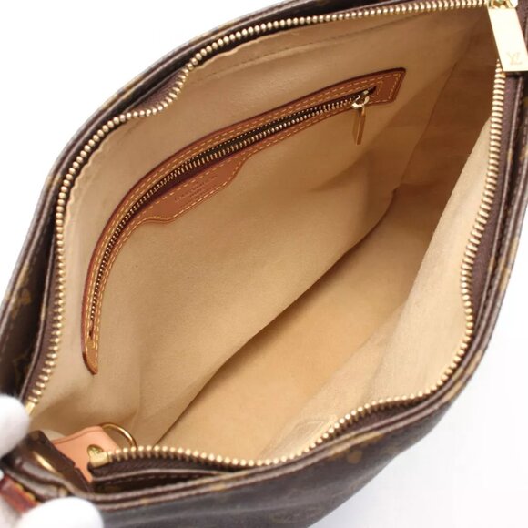 LOUIS VUITTON Looping GM Shoulder Bag M51145 Monogram canvas Brown Used Women LV - Picture 9 of 12